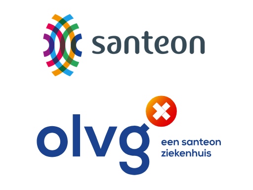 Logo's van Santeon en OLVG